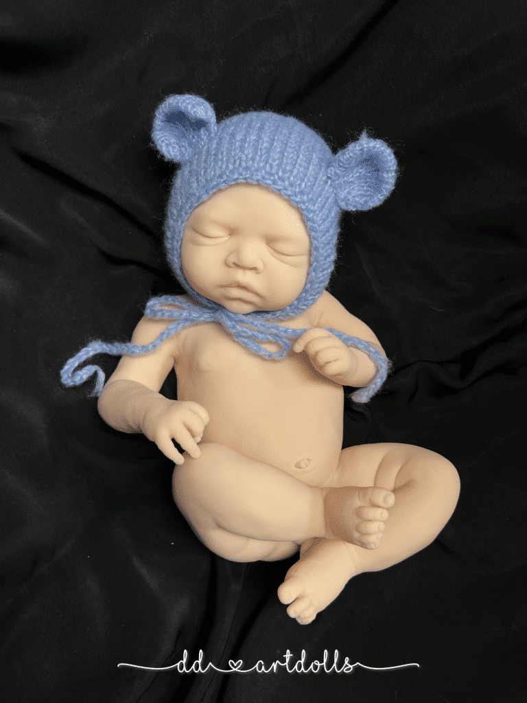 River, Sleeping, second edition BLANK Full Body Silicone Doll Kit, with  open hands